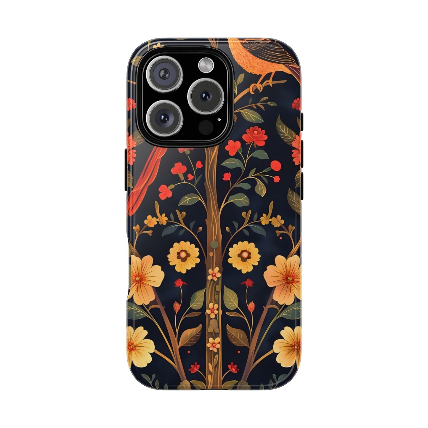 Floral Phone Case, Tough Cases, Flower Pattern, Phone Accessory, Gift for Her, Stylish Tech Cover, Nature Lover's Gift