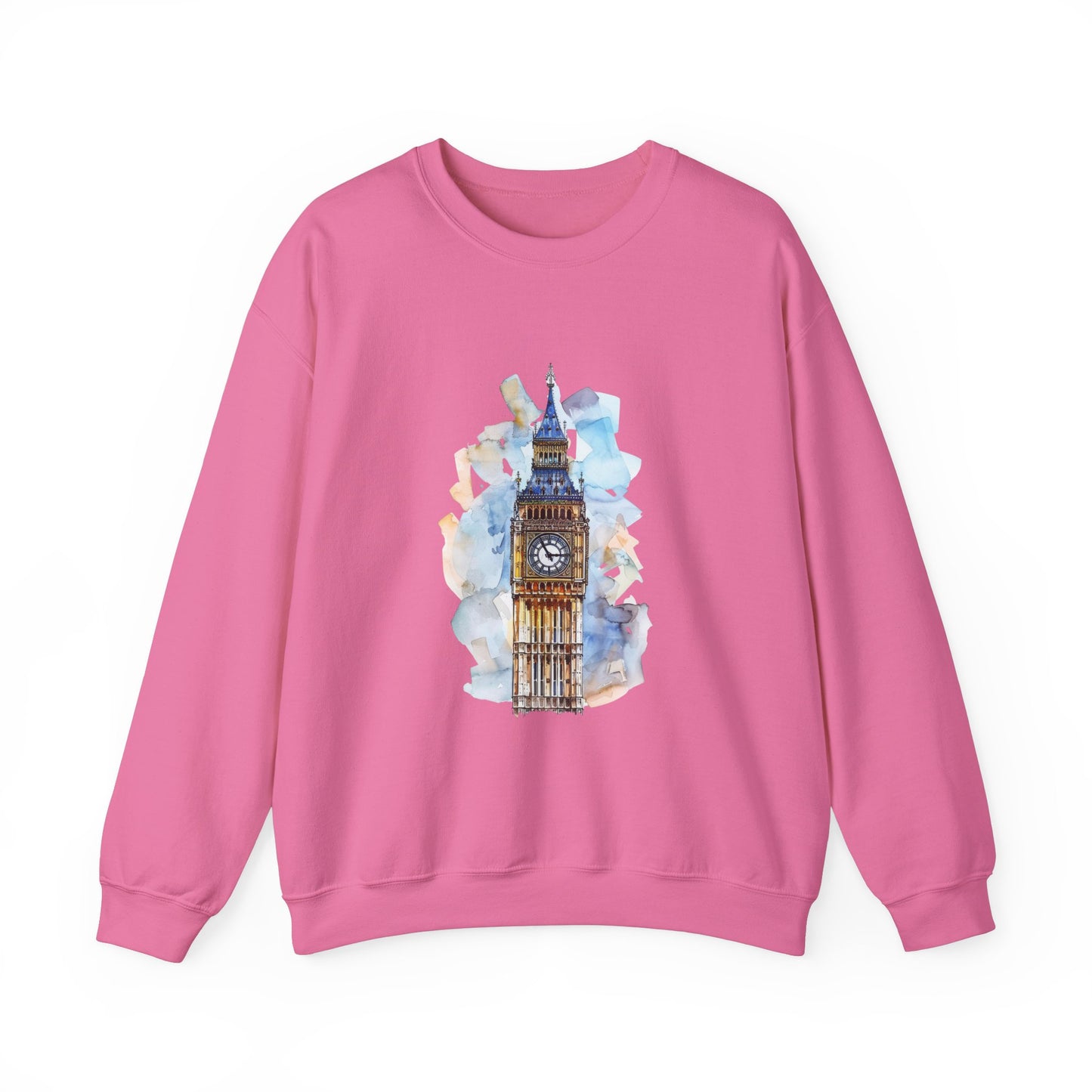 Unisex Heavy Blend™ Crewneck Sweatshirt Elegant - Iconic Big Ben Clock Tower