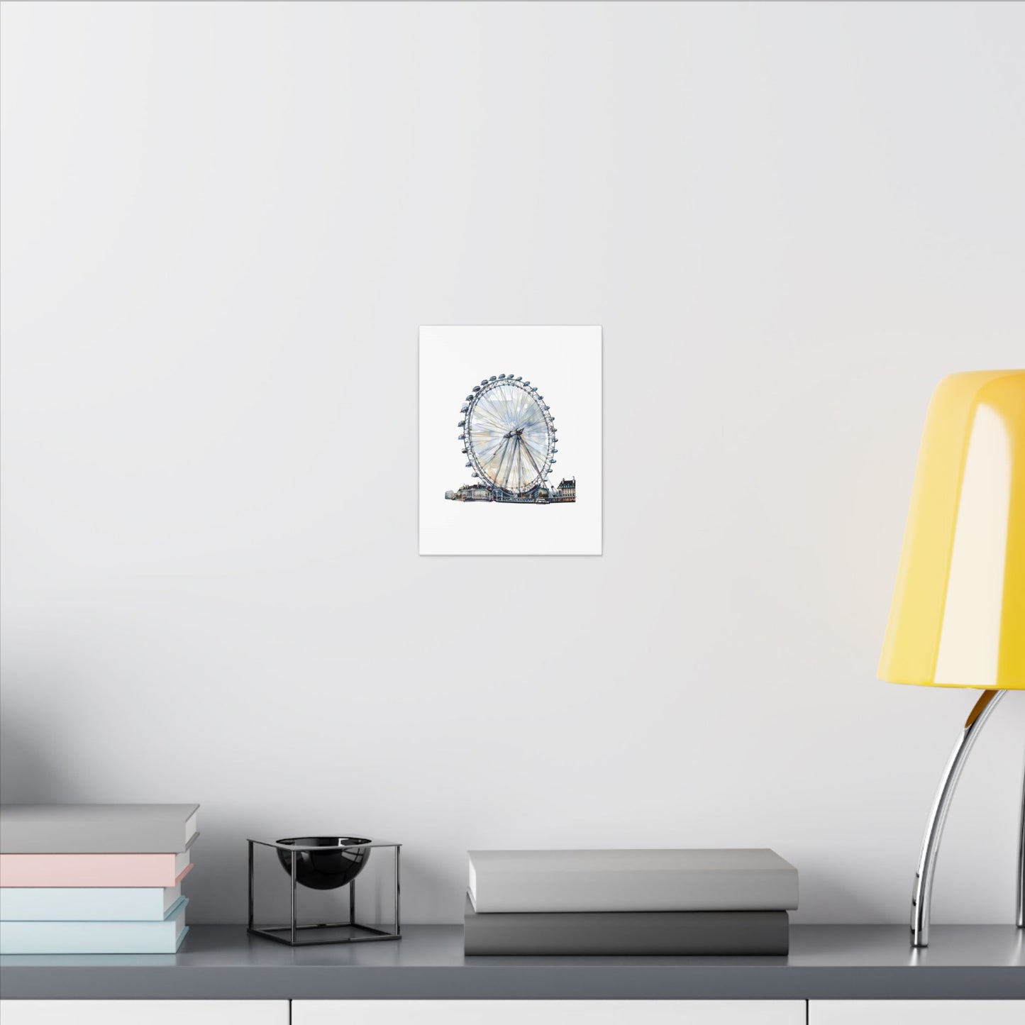 London Eye Canvas Print, Wall Art Decor, Travel Gift, Home Decoration, Unique Art Piece