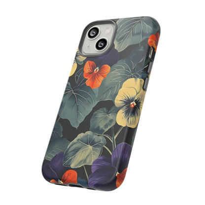 Tough Cases Floral iPhone Case, Tough Phone Cover, Stylish Floral Design, Gift for Her, Summer Vibe, Durable Protective Case
