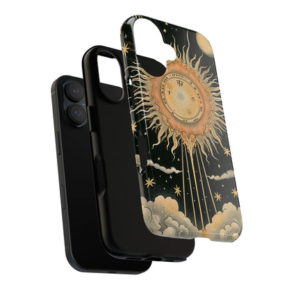 Celestial Phone Case, Tough Cases for Astrology Lovers, Cosmic Design, Gift for Astronomers, Unique Phone Accessories