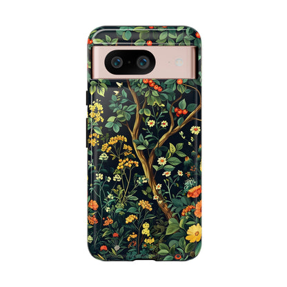Floral Phone Case - Tough Cases, Colorful Nature Design, Gift for Flower Lovers, Phone Accessory, Unique Cell Phone Cover