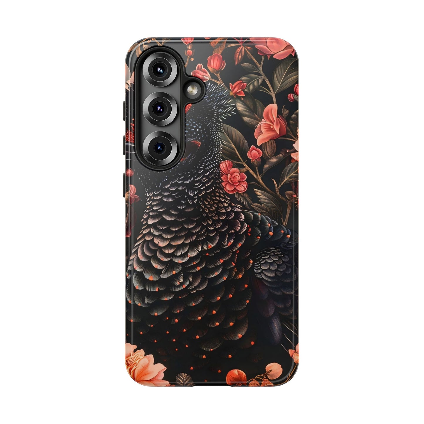 Tough Cases: Floral Design Phone Case, Stylish Protection for Your Phone, Unique Gift for Bird Lovers, Vibrant Floral Art, [...]
