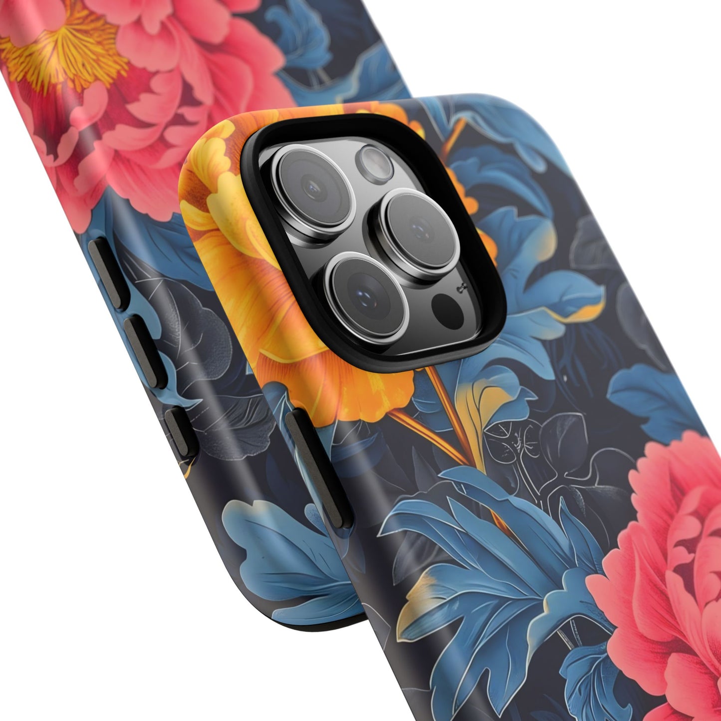Floral Phone Case, Tough Cases, Stylish Mobile Cover, Gifts for Her, Phone Accessories, Unique Flower Design