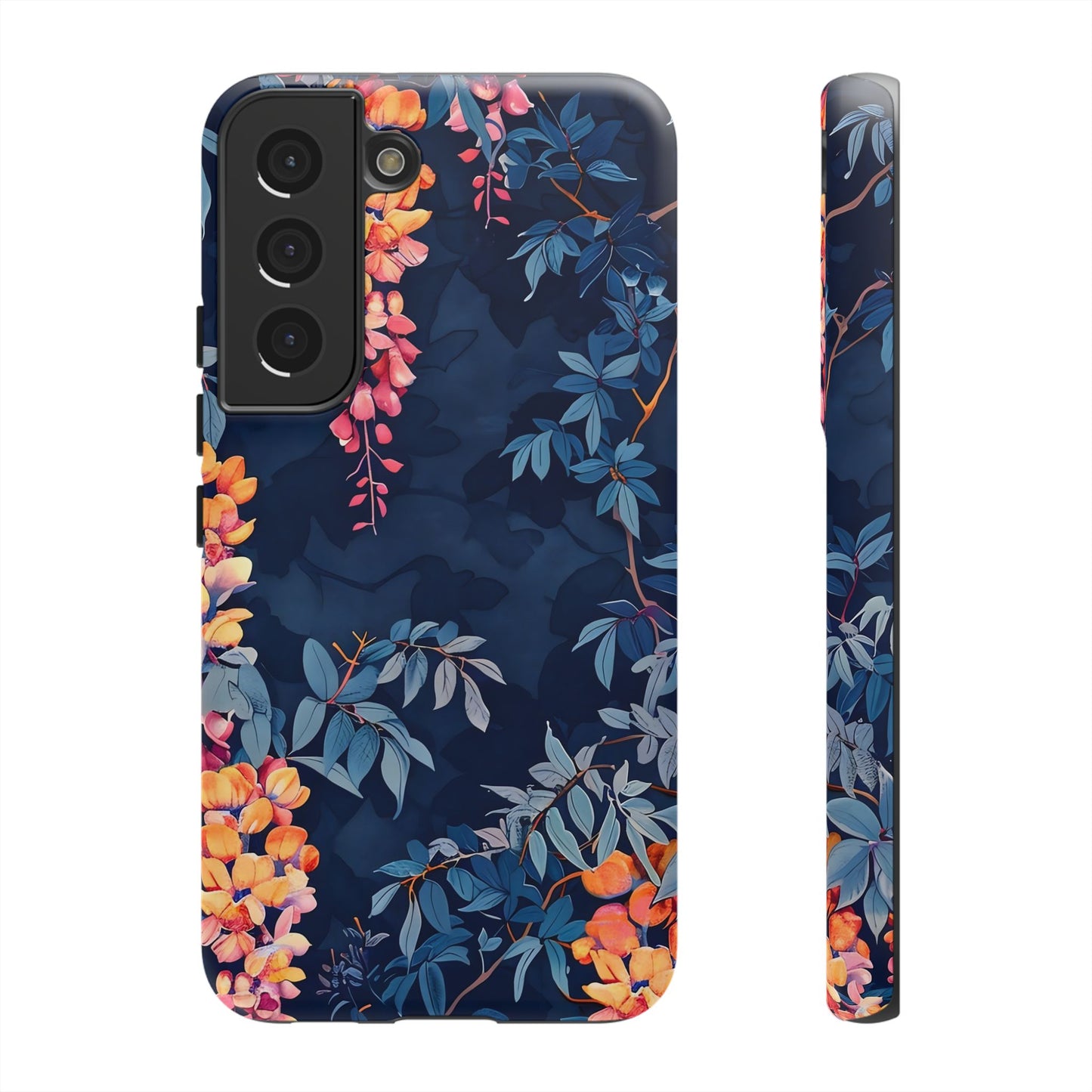 Floral iPhone Case, Tough Phone Cover, Gift for Her, Nature Lover Accessory, Spring Decor, Unique Floral Design