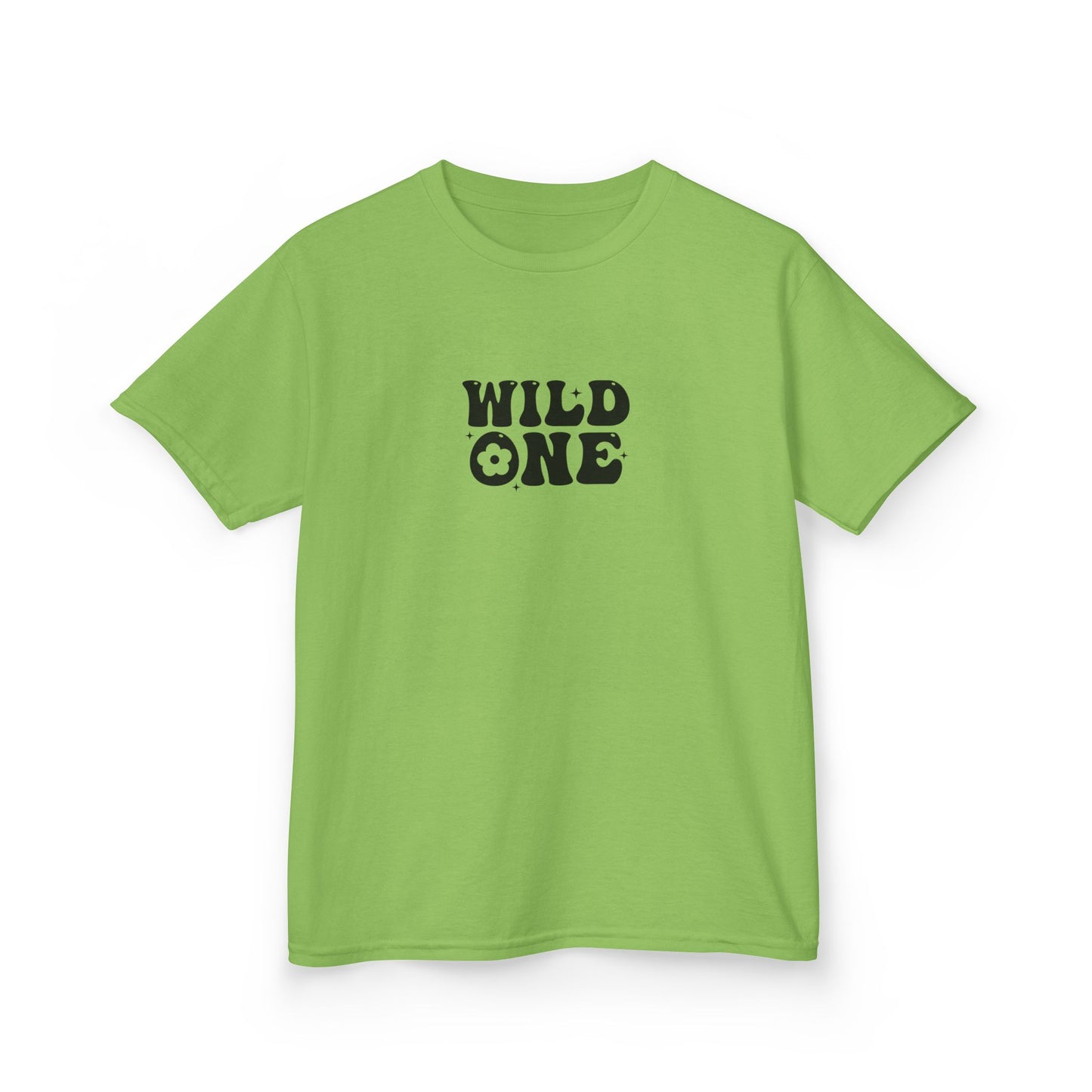 Kids Heavy Cotton Tee - Wild One Boho Adventure Quote Design - Fun and Playful T-Shirt for Little Adventurers