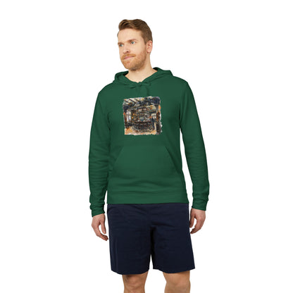 adidas Unisex Fleece Hoodie - London’s Warm Corners - The Cozy Pub Scene