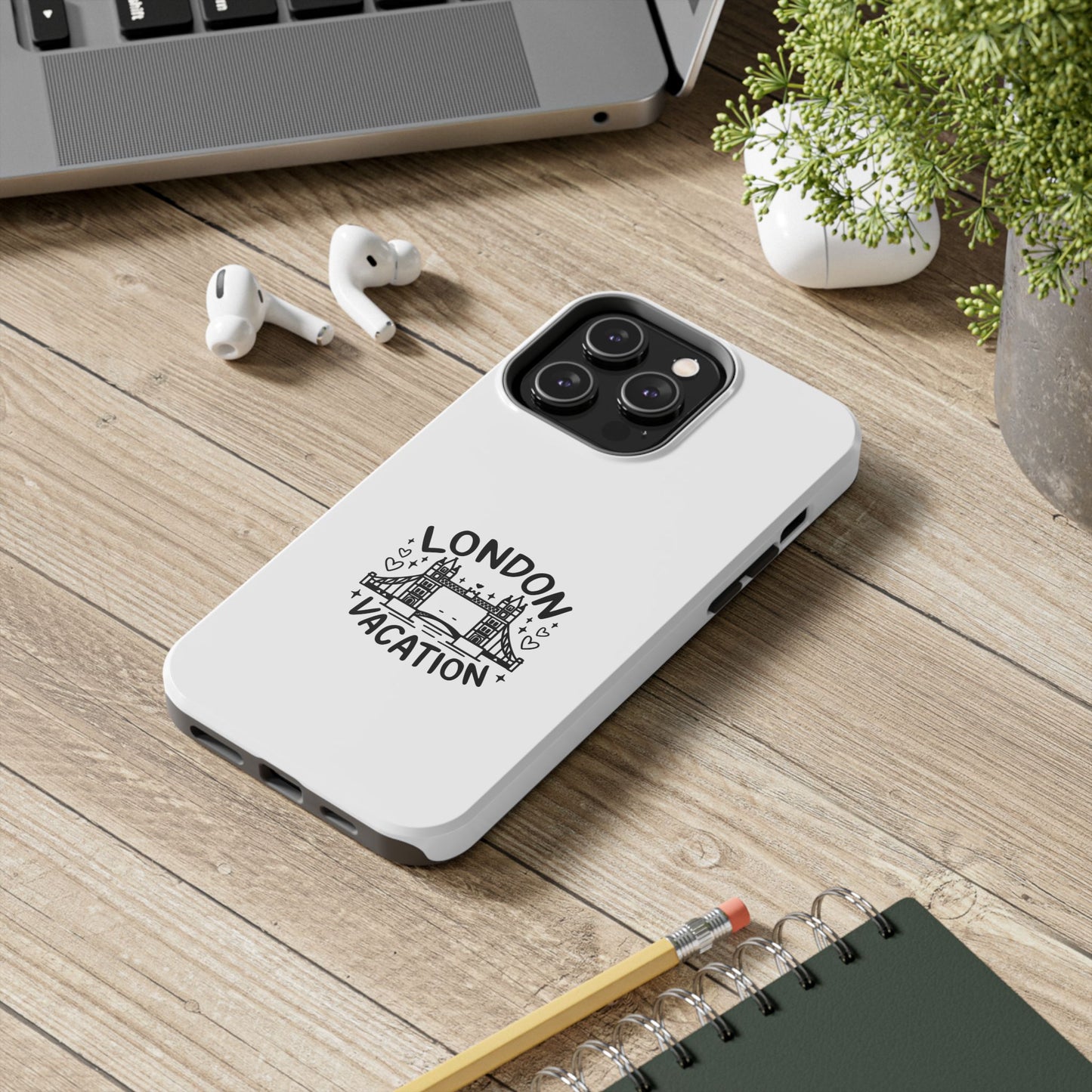 London Vacation Tough Phone Cases, Travel Gifts, London Souvenir, Durable Phone Cover, Cute Cell Phone Case, Travel Accessory
