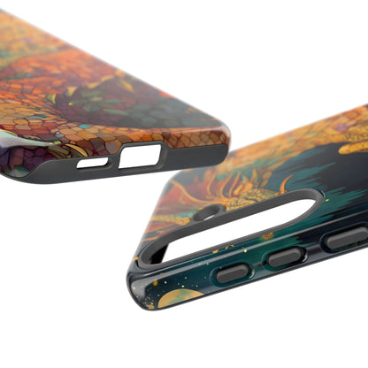Dragon Art Phone Case, Tough Phone Cover, Fantasy Gift, Unique Mobile Accessory, Dragon Lover Gift, Stylish Protection