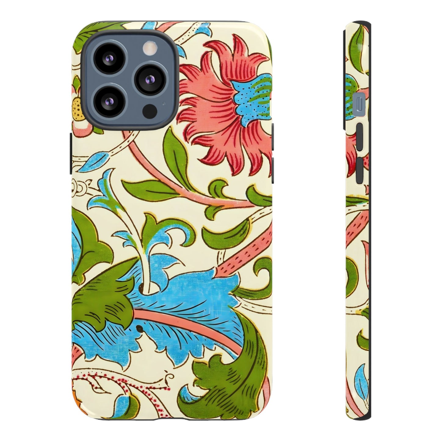 Tough Floral Phone Case - Artistic Smartphone Cover, Floral Print Gift, Protective Case | For Nature Lovers, Stylish Accessory, Phone [...]