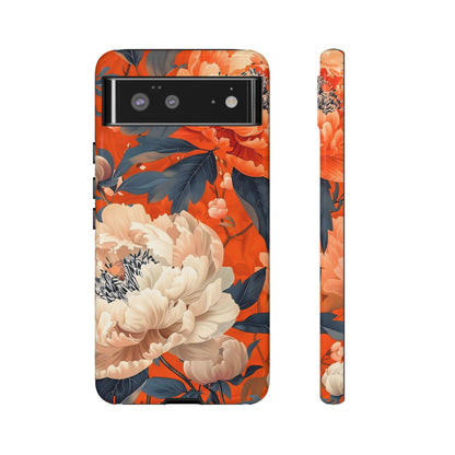 Floral Tough Case, Durable Floral Phone Case, Stylish Protection Case, Gift for Her, Spring Accessories, Mother’s Day Gift