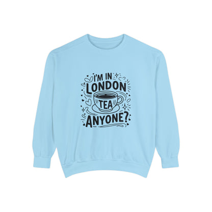 Unisex Garment-Dyed Sweatshirt Durable - London's Tea