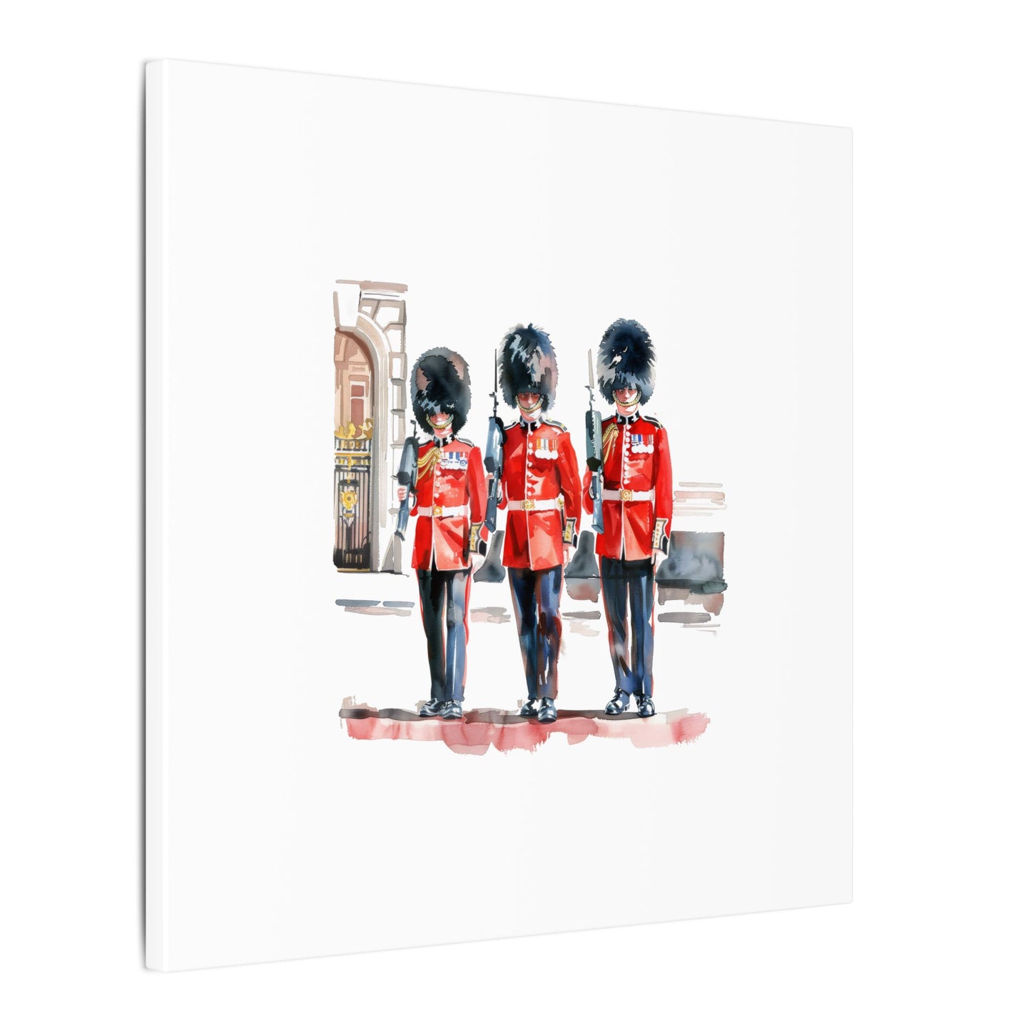 Royal Guards Canvas Print, British Wall Art, Home Decor, Unique Gift, London Culture