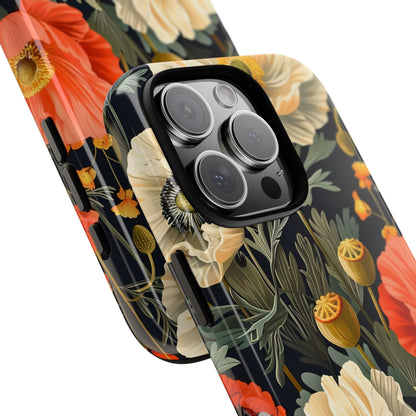 Floral Phone Case - Tough Cases with Vibrant Garden Design, Phone Accessory, Gift for Her, Spring Style, Nature Lover