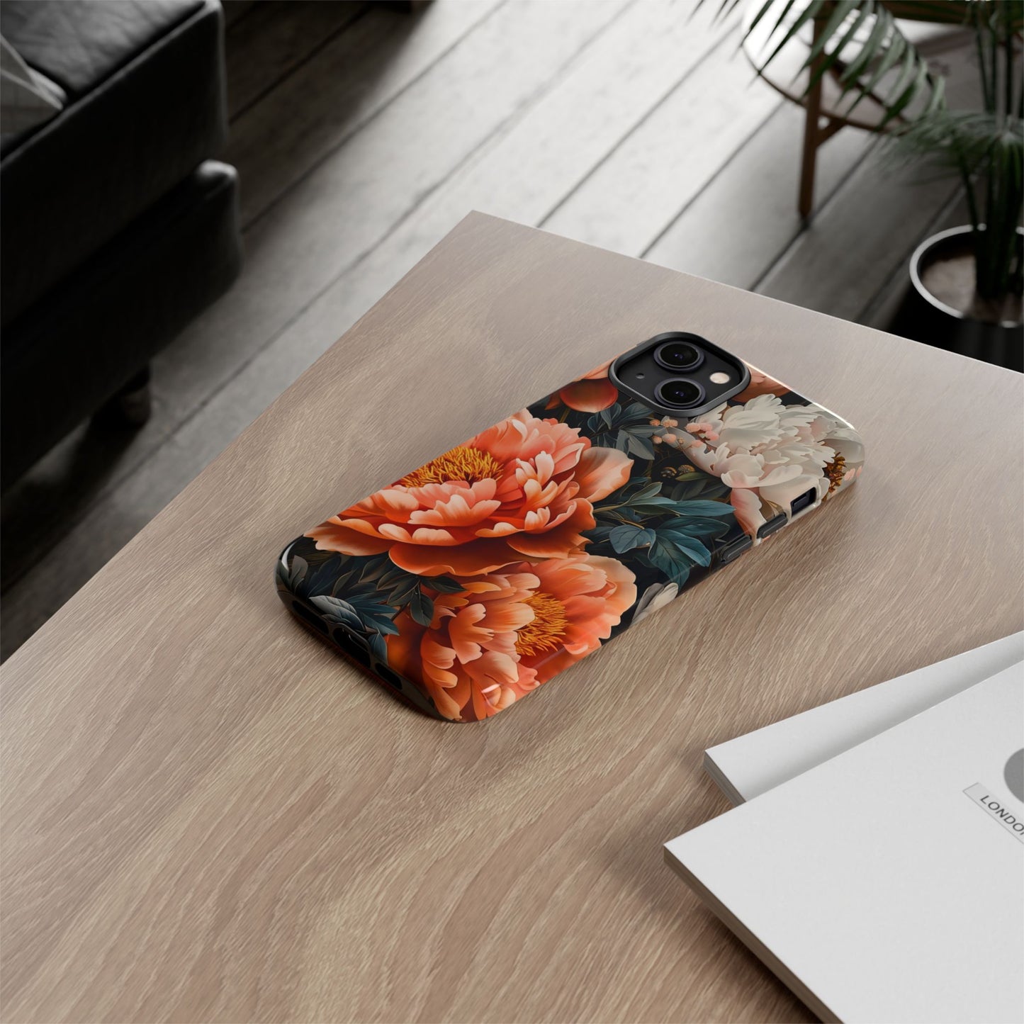 Floral Phone Case - Tough Cases, Durable Cover, Flower Design, Unique Gift, Phone Accessories