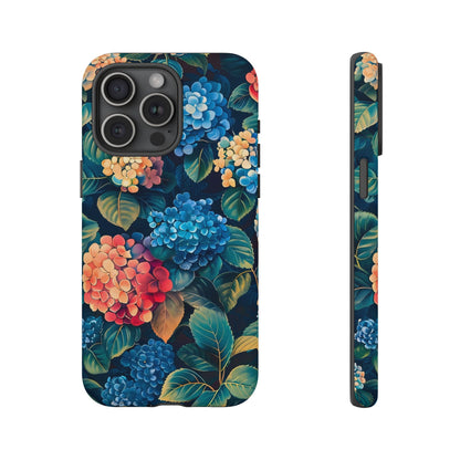 Floral Phone Case, Stylish Tough Case for Gardener Gift, Flower Lover Accessory, Pretty Floral Design, Protective Case