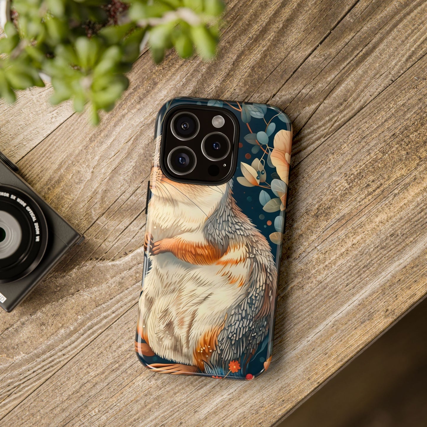 Cute Animal Phone Case, Tough Cases with Adorable Design, Perfect for Gifts, Nature Lovers, Holiday Decor, Eco-Friendly