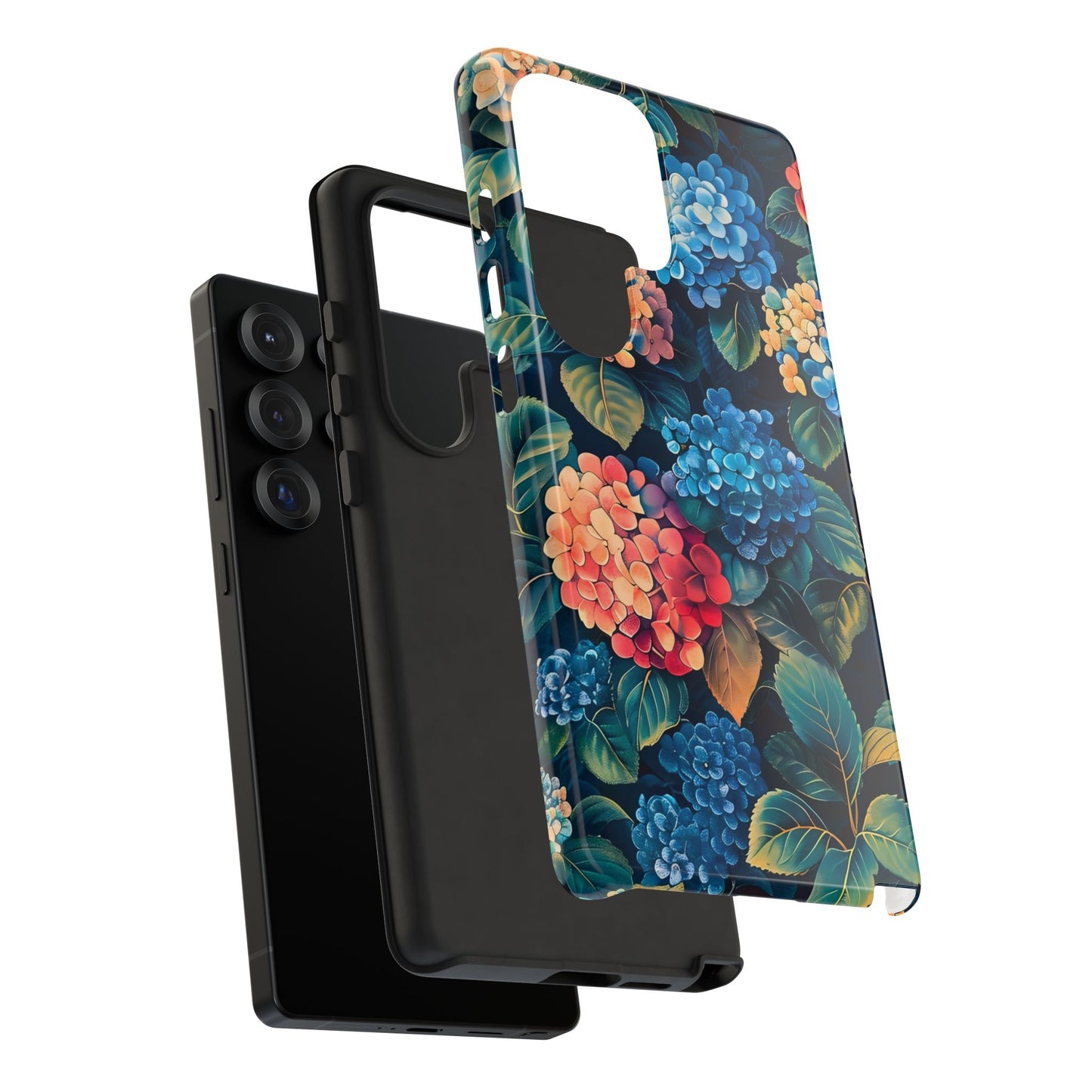 Floral Phone Case, Stylish Tough Case for Gardener Gift, Flower Lover Accessory, Pretty Floral Design, Protective Case