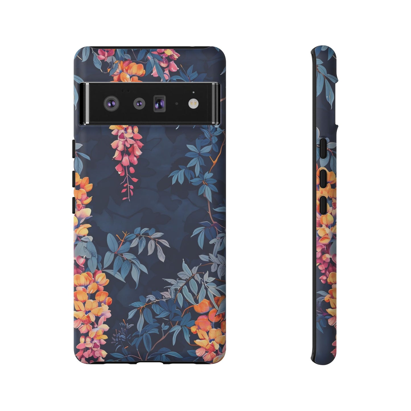 Floral iPhone Case, Tough Phone Cover, Gift for Her, Nature Lover Accessory, Spring Decor, Unique Floral Design