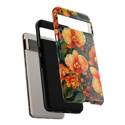 Floral Phone Case - Tough Cases, Protective Cover, Gift for Her, Smartphone Accessory, Floral Design, Nature-Inspired