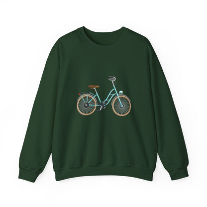 Unisex Heavy Blend™ Crewneck Sweatshirt Adorable - London's Style Classic Bicycle