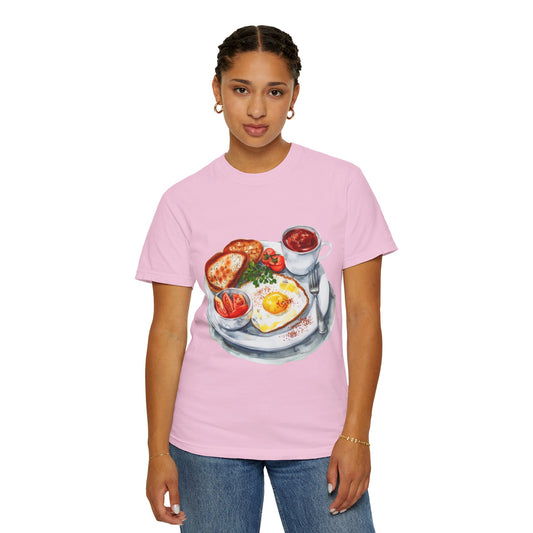 Unisex Garment-Dyed T-shirt - Hearty & Wholesome - Classic British Cuisin