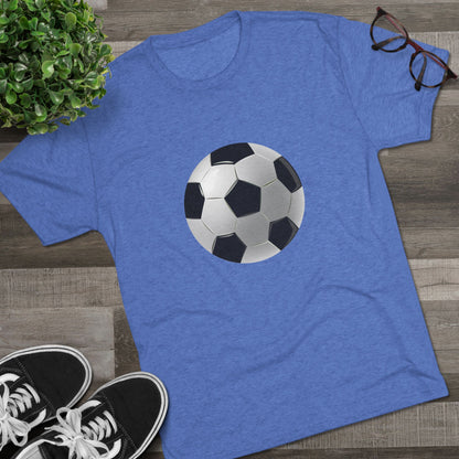 Dynamic Football Design - Sports Passion and Energy Unisex Tri-Blend Crew Tee