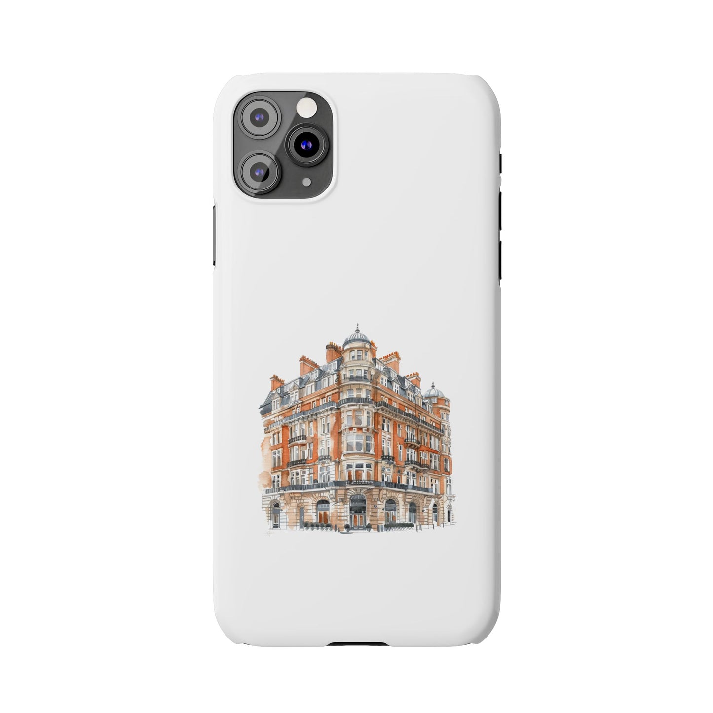 Chic Architectural Slim Phone Cases, Stylish Phone Covers, Unique Cityscape Cases, Gift for Urban Lovers, Trendy Smartphone Accessories
