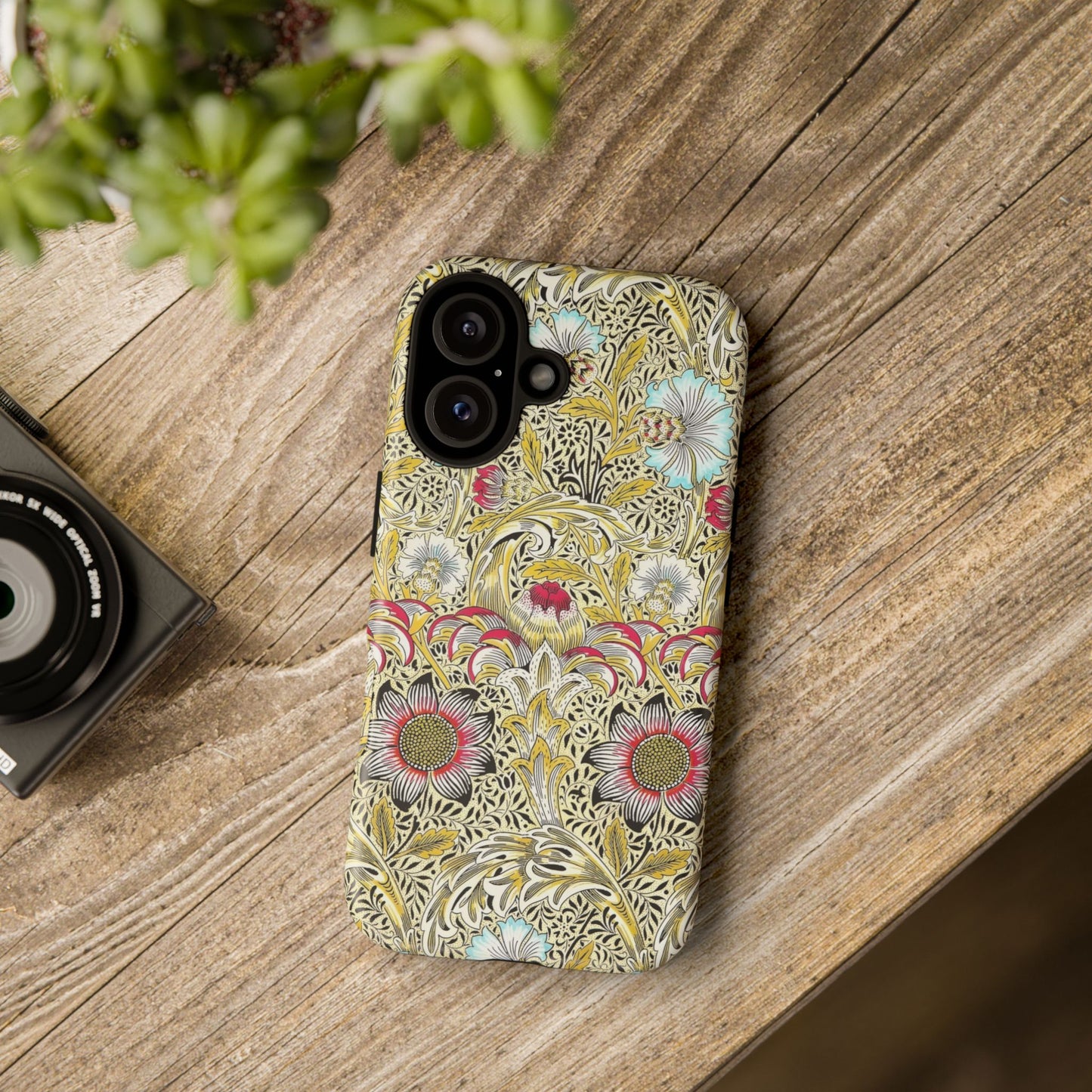 Floral Phone Case - Tough Cases, Floral Design, Stylish, Protective, Unique Gift for Her, Phone Accessories