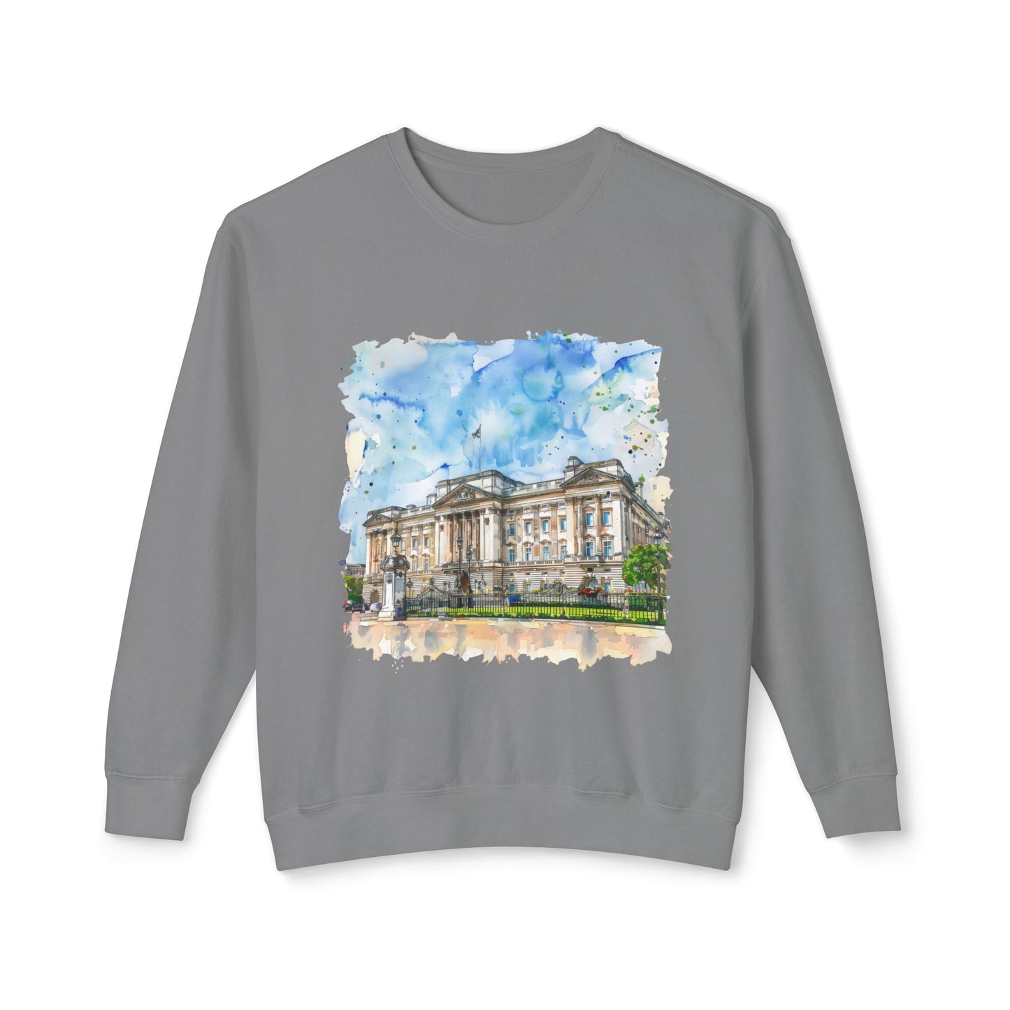 Unisex Lightweight Crewneck Sweatshirt - British Nature - Scenic Landscapes and Natural Beauty