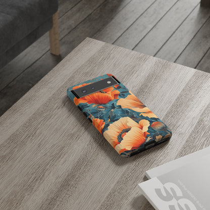 Floral Phone Case, Tough Cases for Protection and Style, Spring Aesthetic, Gift for Her, Phone Accessory for Nature Lovers