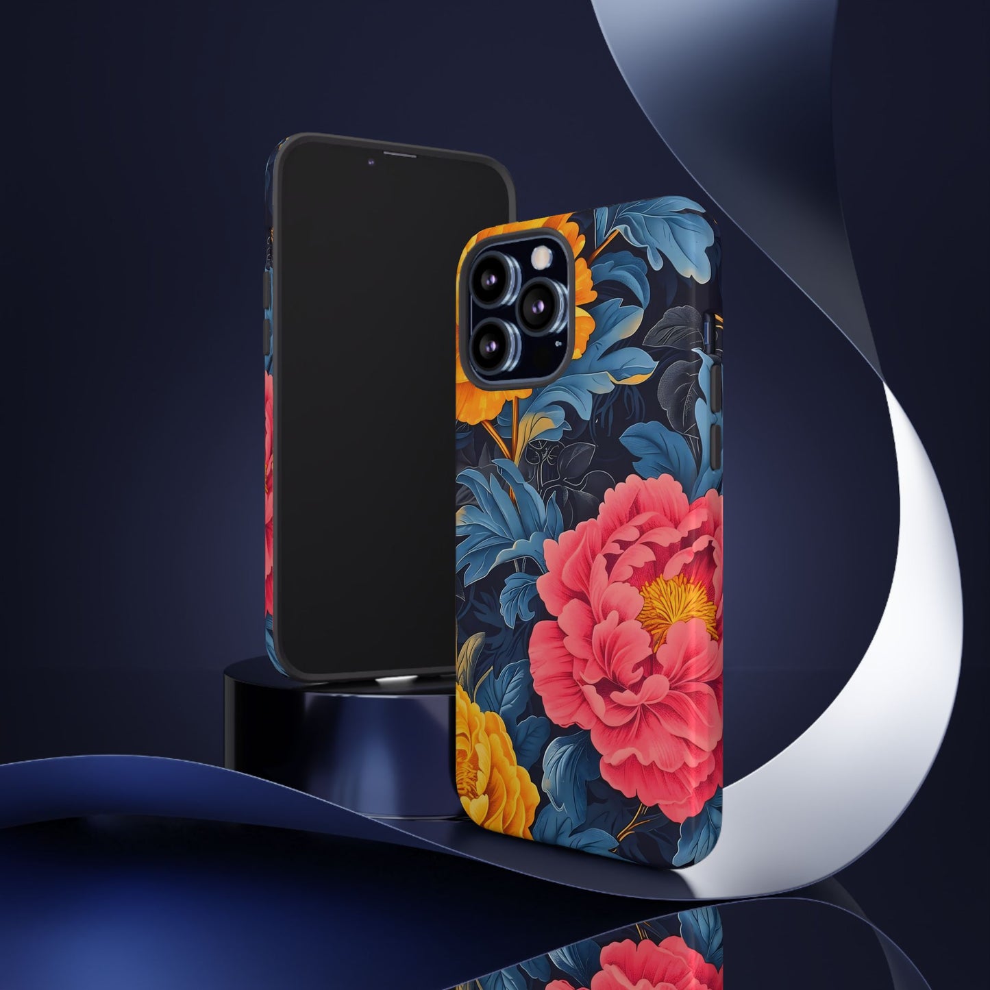 Floral Phone Case, Tough Cases, Stylish Mobile Cover, Gifts for Her, Phone Accessories, Unique Flower Design