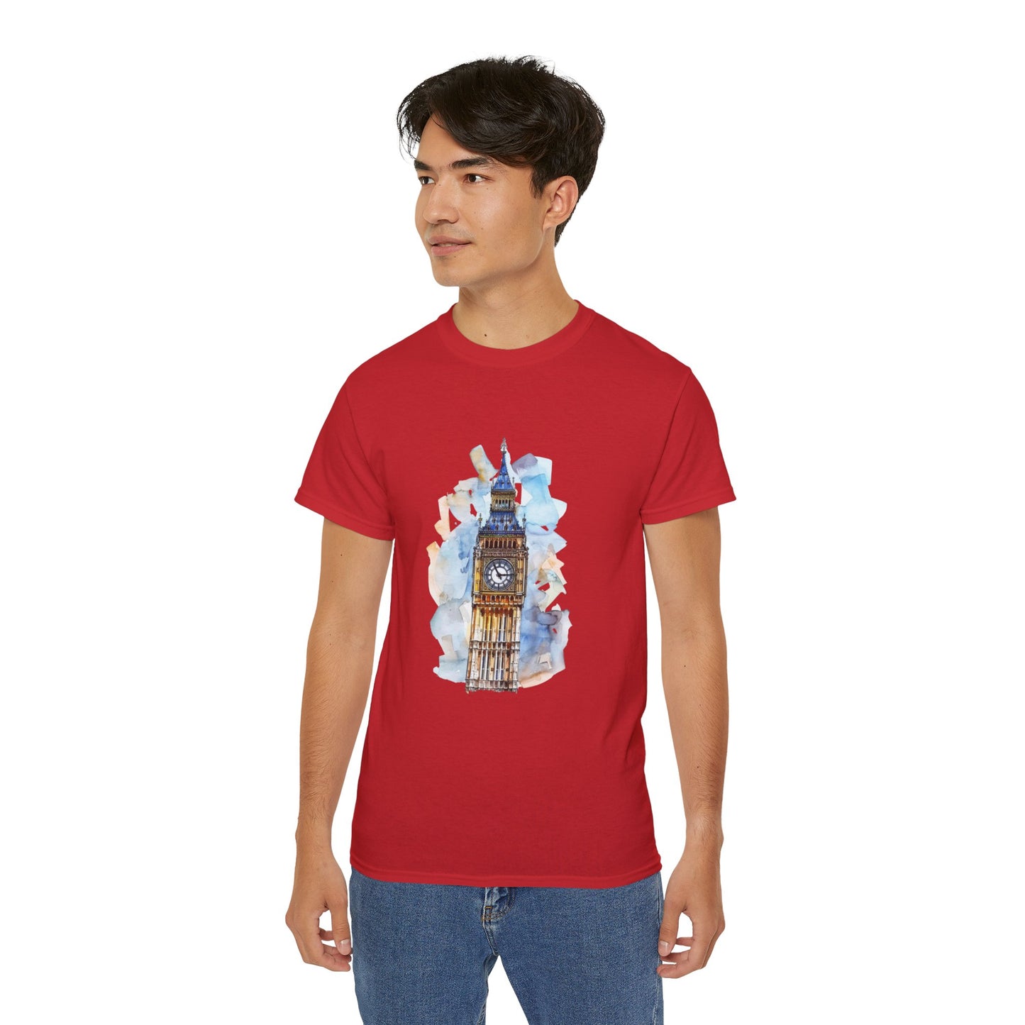 Unisex Ultra Cotton Tee - Iconic Big Ben Clock Tower