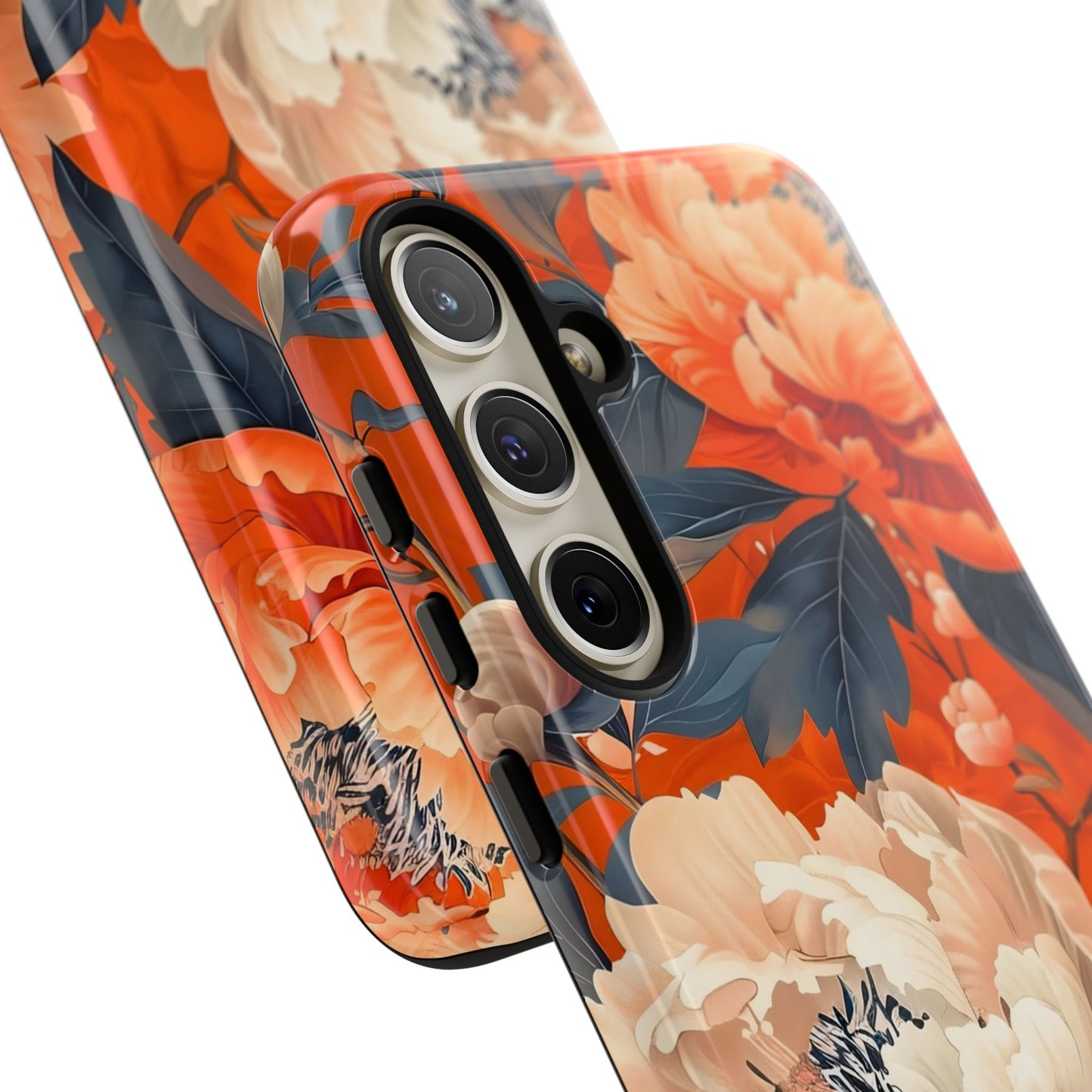 Floral Tough Case, Durable Floral Phone Case, Stylish Protection Case, Gift for Her, Spring Accessories, Mother’s Day Gift
