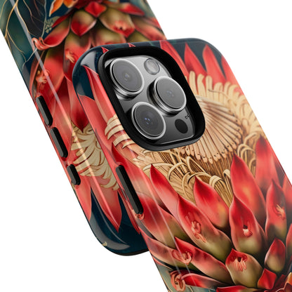 Tough Cases: Vibrant Floral Phone Case, Tough Phone Covers, Floral Art Cases, Nature Design Accessories, Gift for Nature Lovers