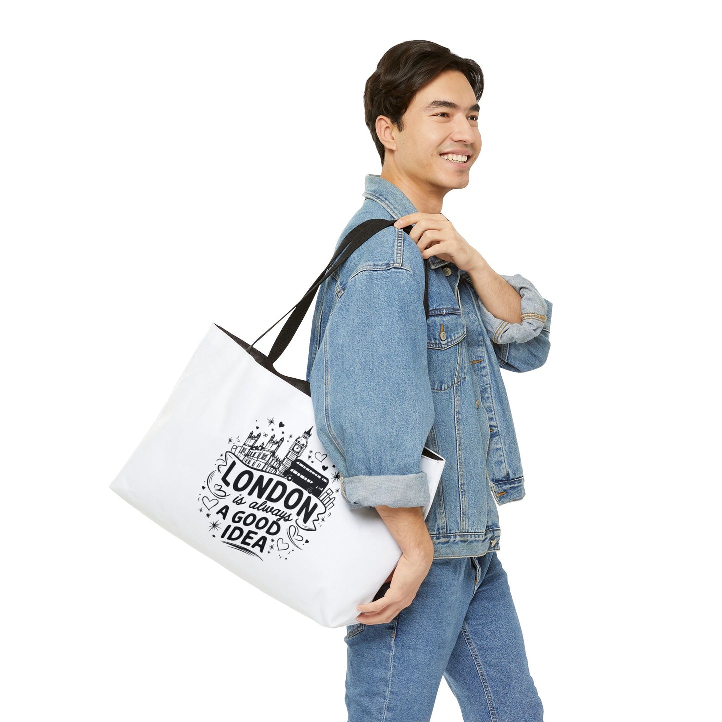 London is Always a Good Idea Weekender Tote Bag | Travel, Gift, Beach, Shopping, Weekend Getaway Accessory