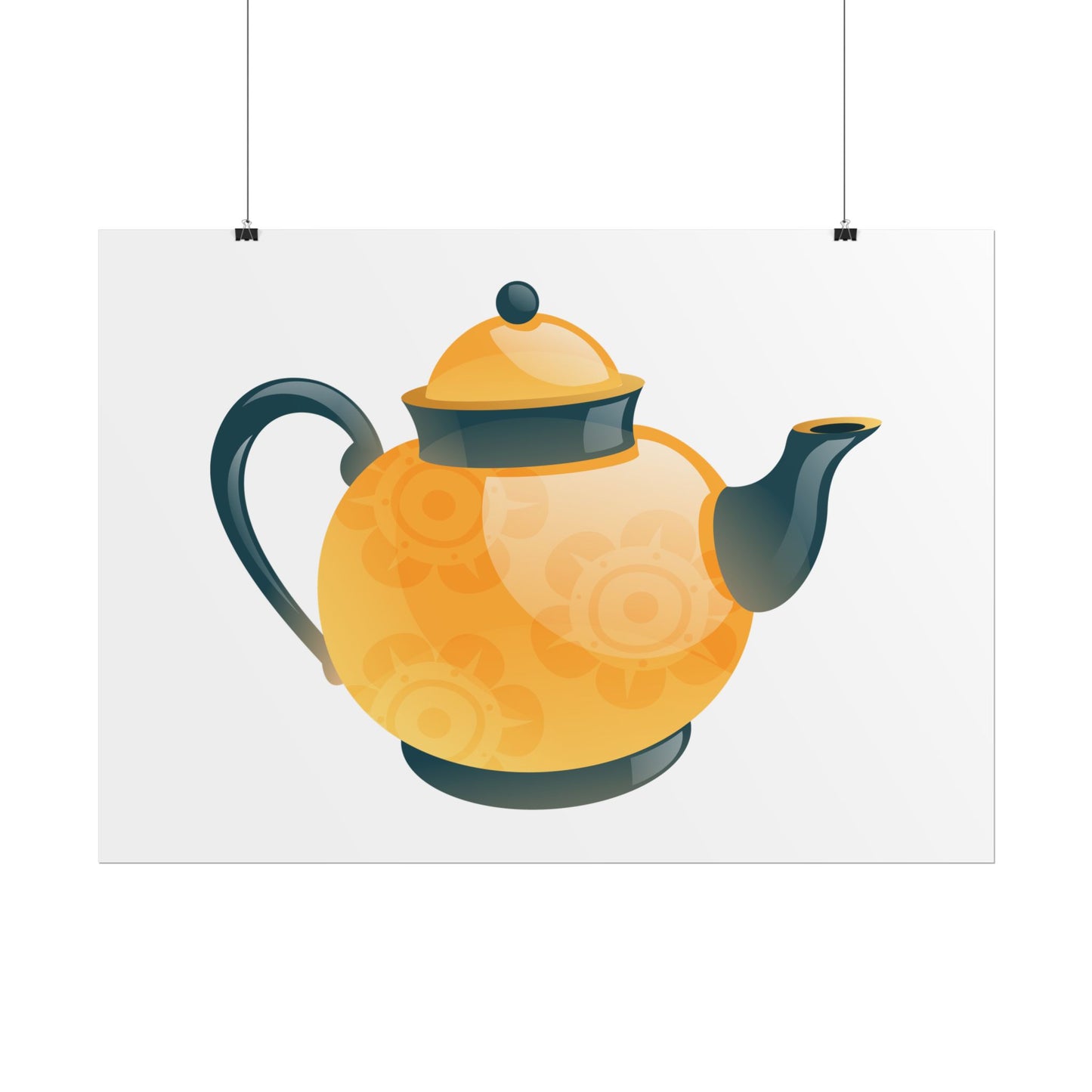 Vintage Tea Pot Rolled Posters