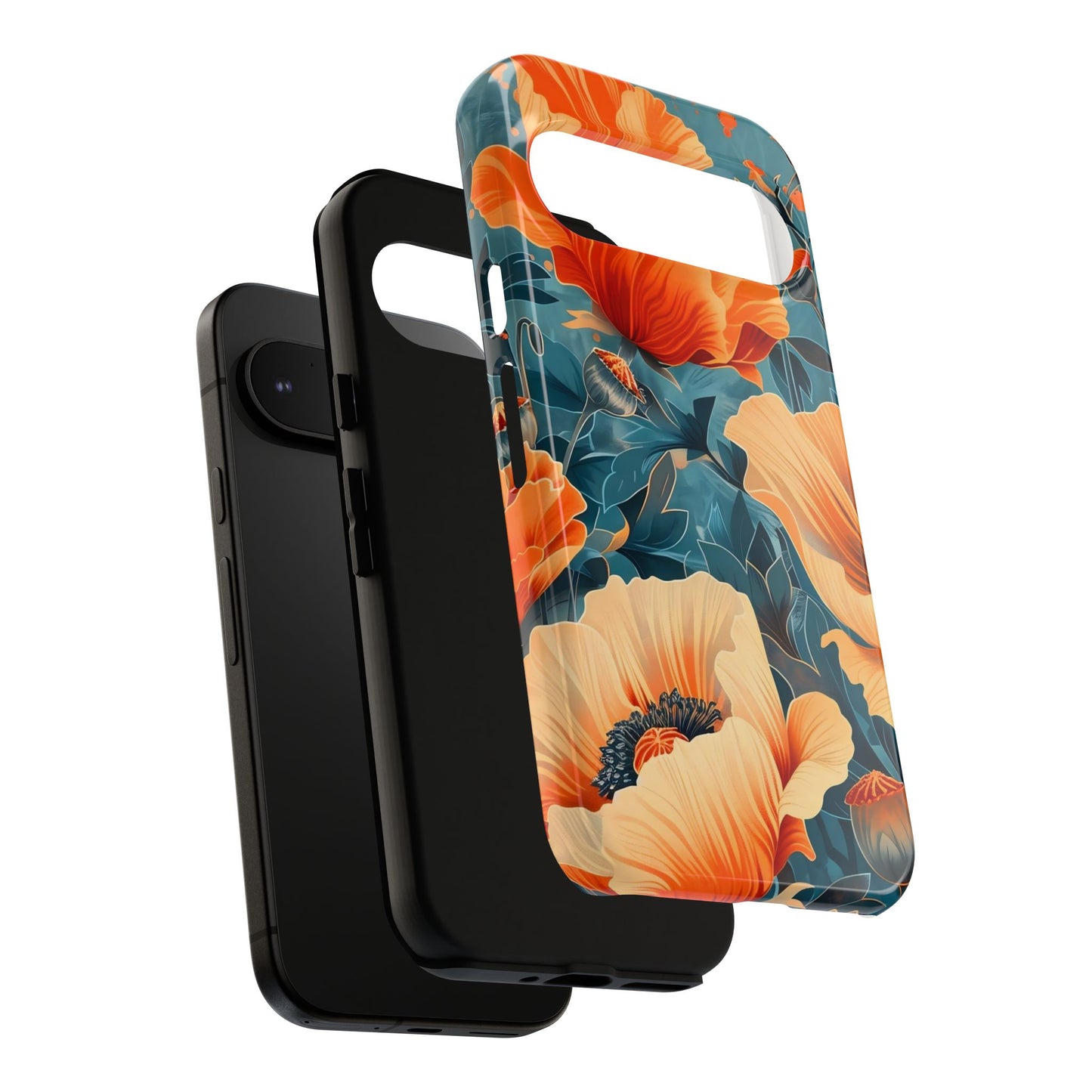 Floral Phone Case, Tough Cases for Protection and Style, Spring Aesthetic, Gift for Her, Phone Accessory for Nature Lovers