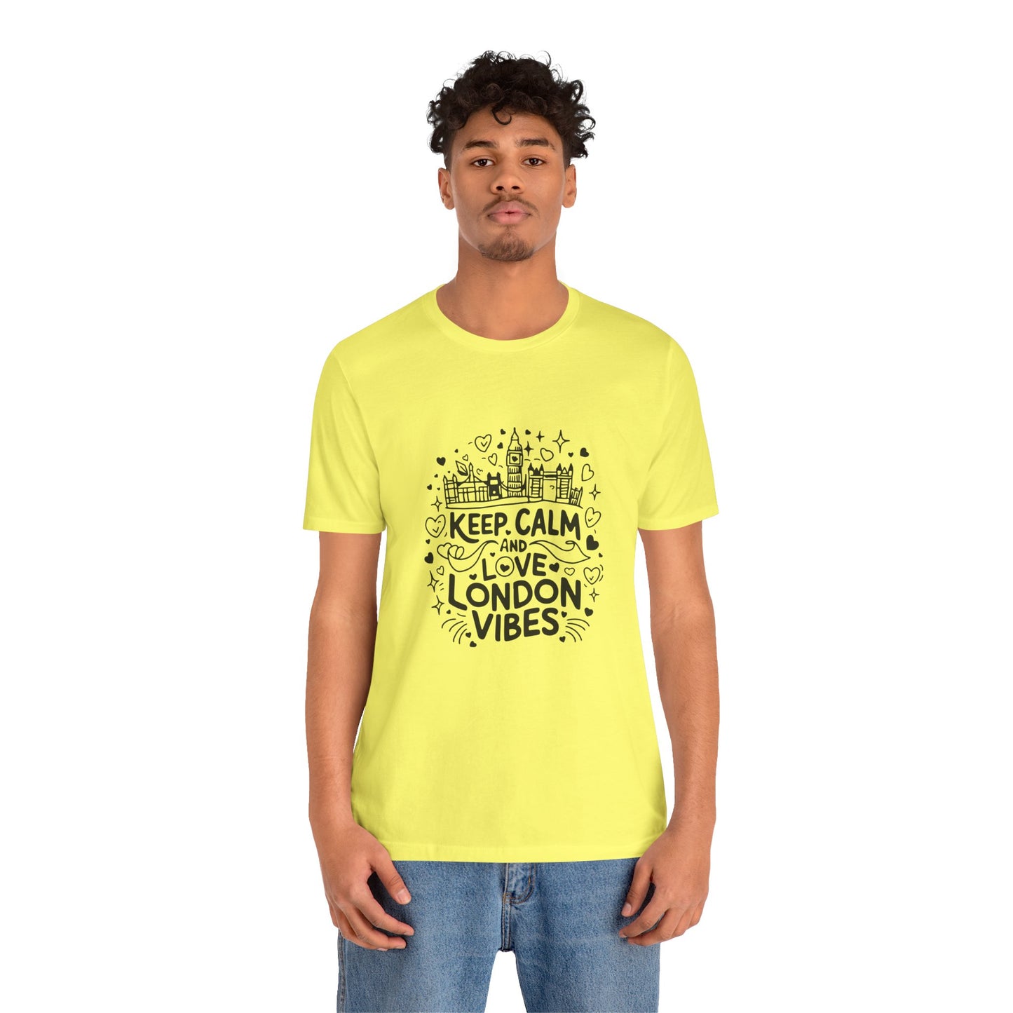 London Vibes Elegant Unisex Jersey Short Sleeve Tee