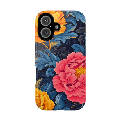 Floral Phone Case, Tough Cases, Stylish Mobile Cover, Gifts for Her, Phone Accessories, Unique Flower Design
