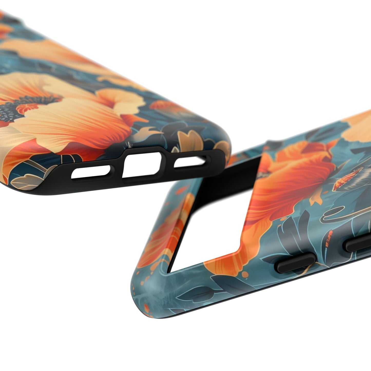 Floral Phone Case, Tough Cases for Protection and Style, Spring Aesthetic, Gift for Her, Phone Accessory for Nature Lovers