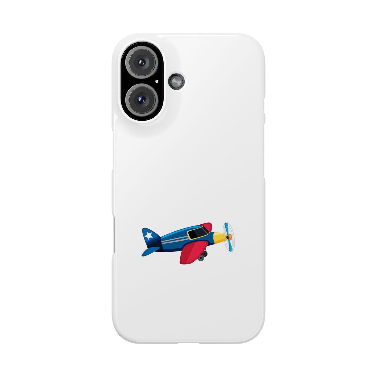 Colorful Airplane Slim Phone Case - Travel Lover's Gift, Airplane Accessories, Unique Phone Cover, Birthday Gift, Everyday Use