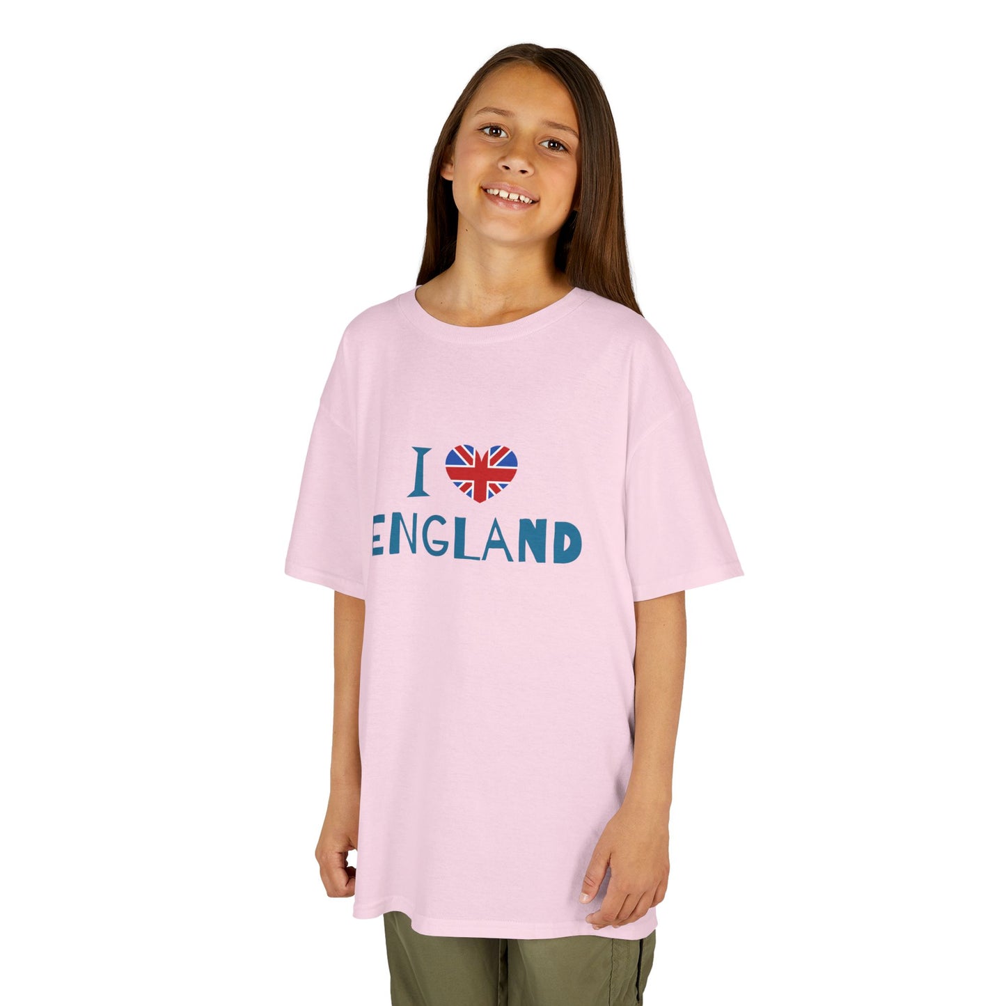 I Love England Kids Tee - Fun Cotton Shirt for Young Explorers