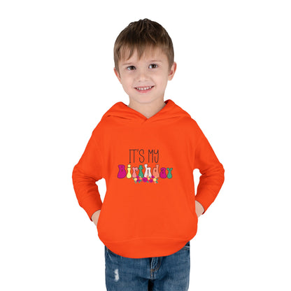 Toddler Birthday Fleece Hoodie - Cute Pullover for Celebrating Special Days