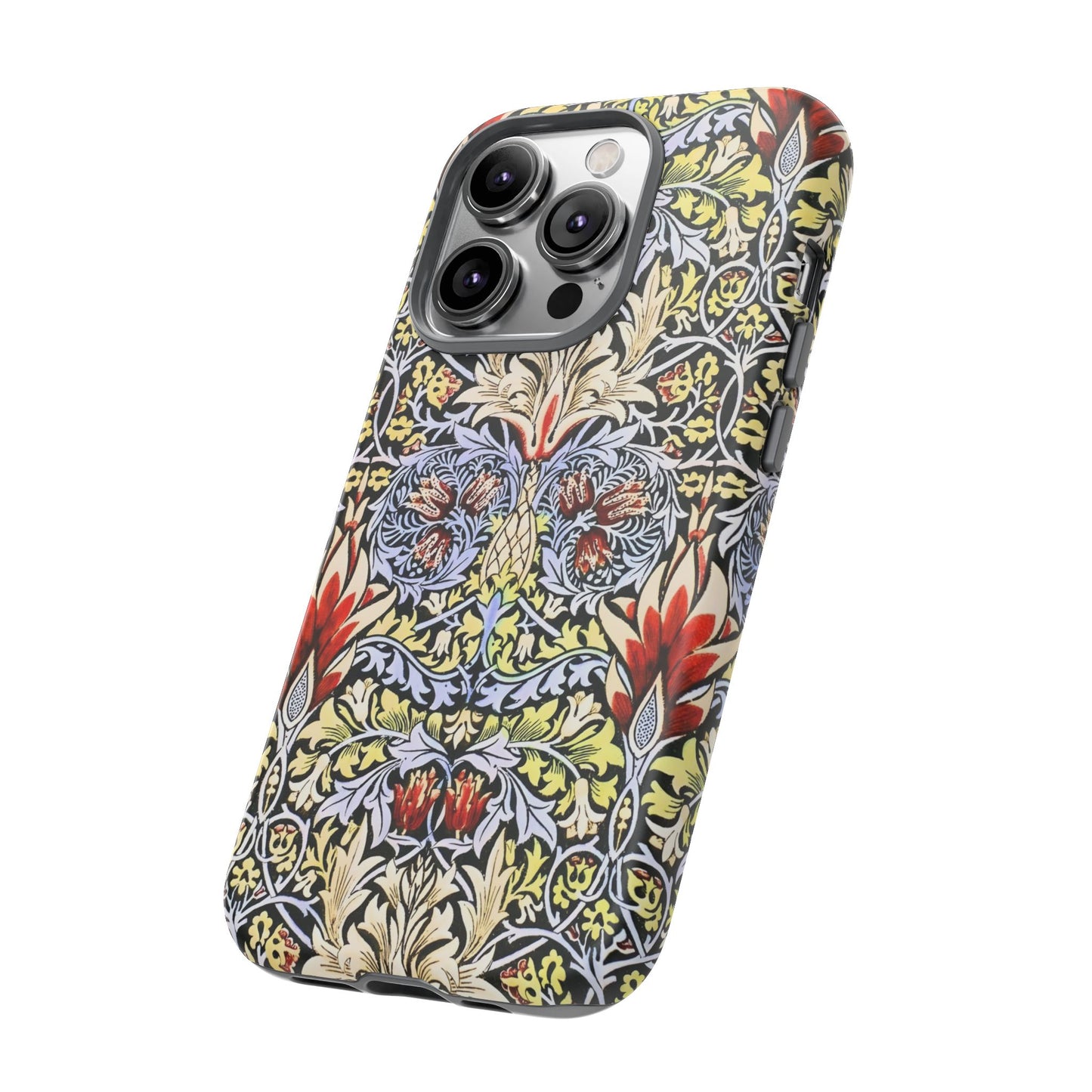 Stylish Phone Case - Floral Design, Tough Cases, Gift for Her, Phone Accessories, Trendy Tech, Unique Cell Phone Cover