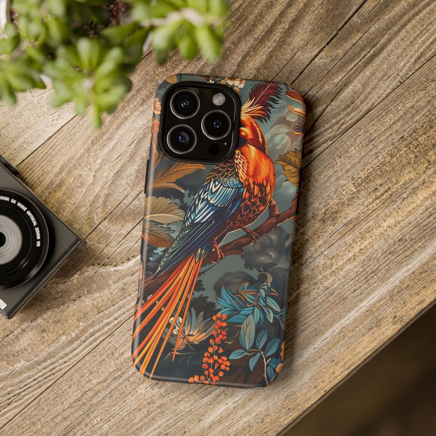 Tough Cases: Vibrant Bird Phone Case, Nature Lover Gift, Outdoor Adventure Accessory, Phone Protection, Wildlife Enthusiast