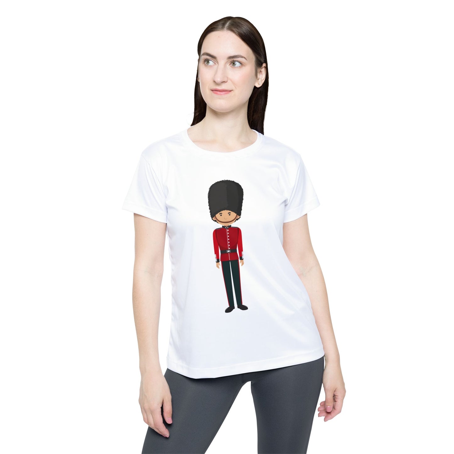 Women's Sports Jersey - Guard Design - Fun Athletic Tee - Classy British Soldier