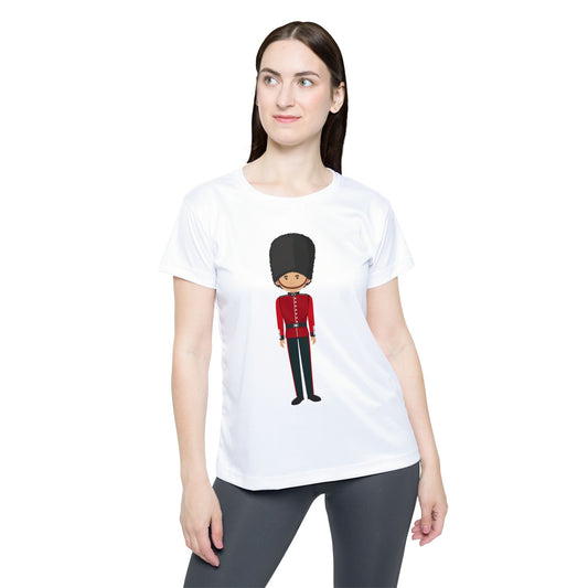 Women's Sports Jersey - Guard Design - Fun Athletic Tee - Classy British Soldier