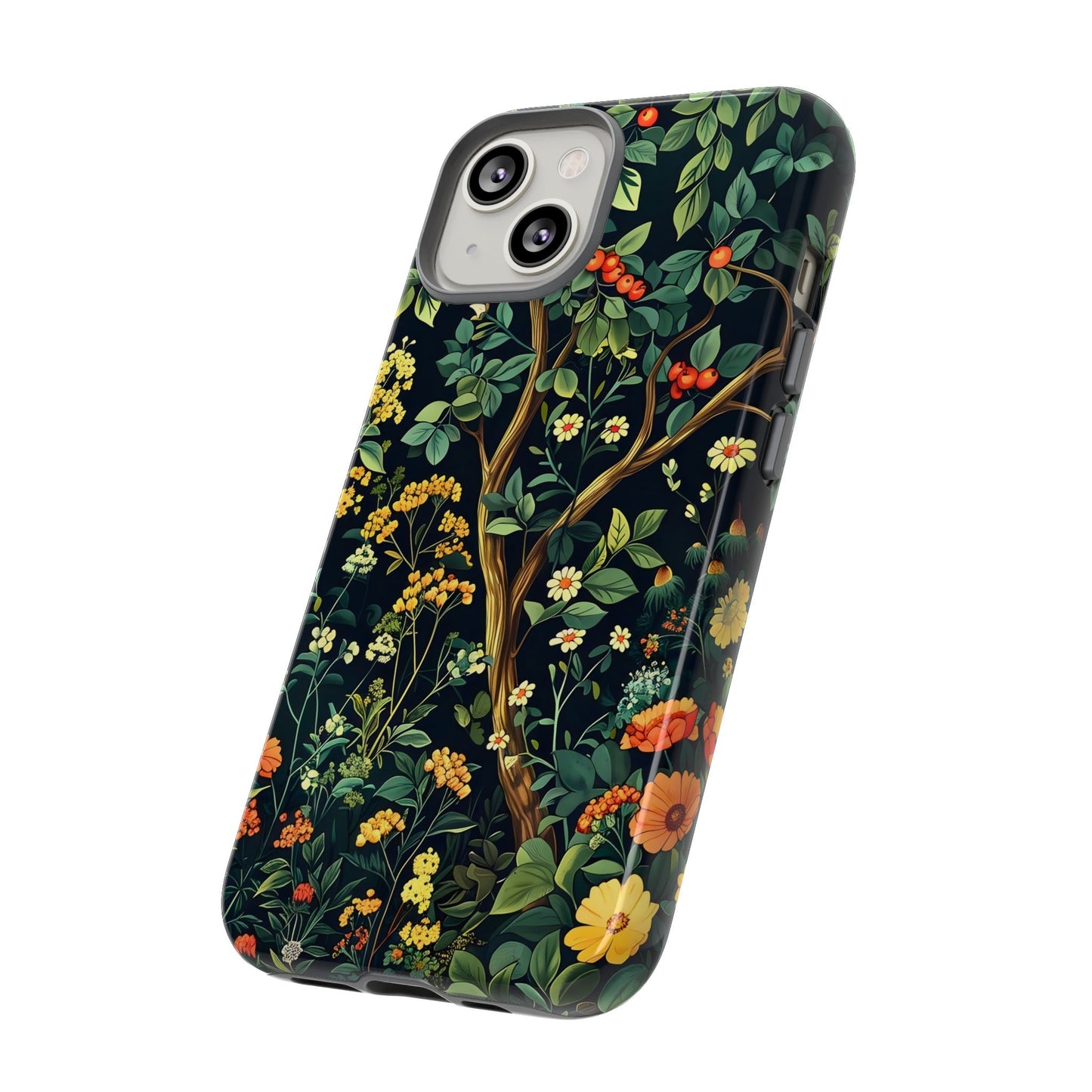 Floral Phone Case - Tough Cases, Colorful Nature Design, Gift for Flower Lovers, Phone Accessory, Unique Cell Phone Cover