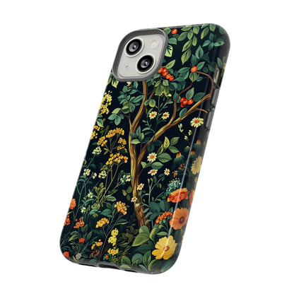Floral Phone Case - Tough Cases, Colorful Nature Design, Gift for Flower Lovers, Phone Accessory, Unique Cell Phone Cover
